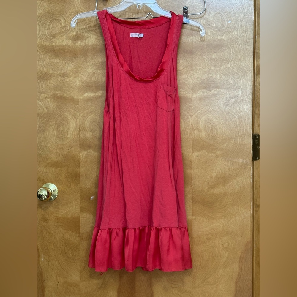 Juicy Couture layering top with ruffle hem xs